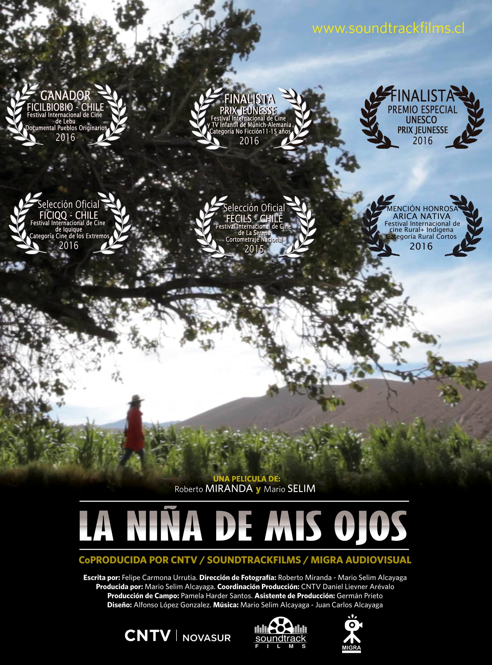 Poster de La Niña de Mis Ojos